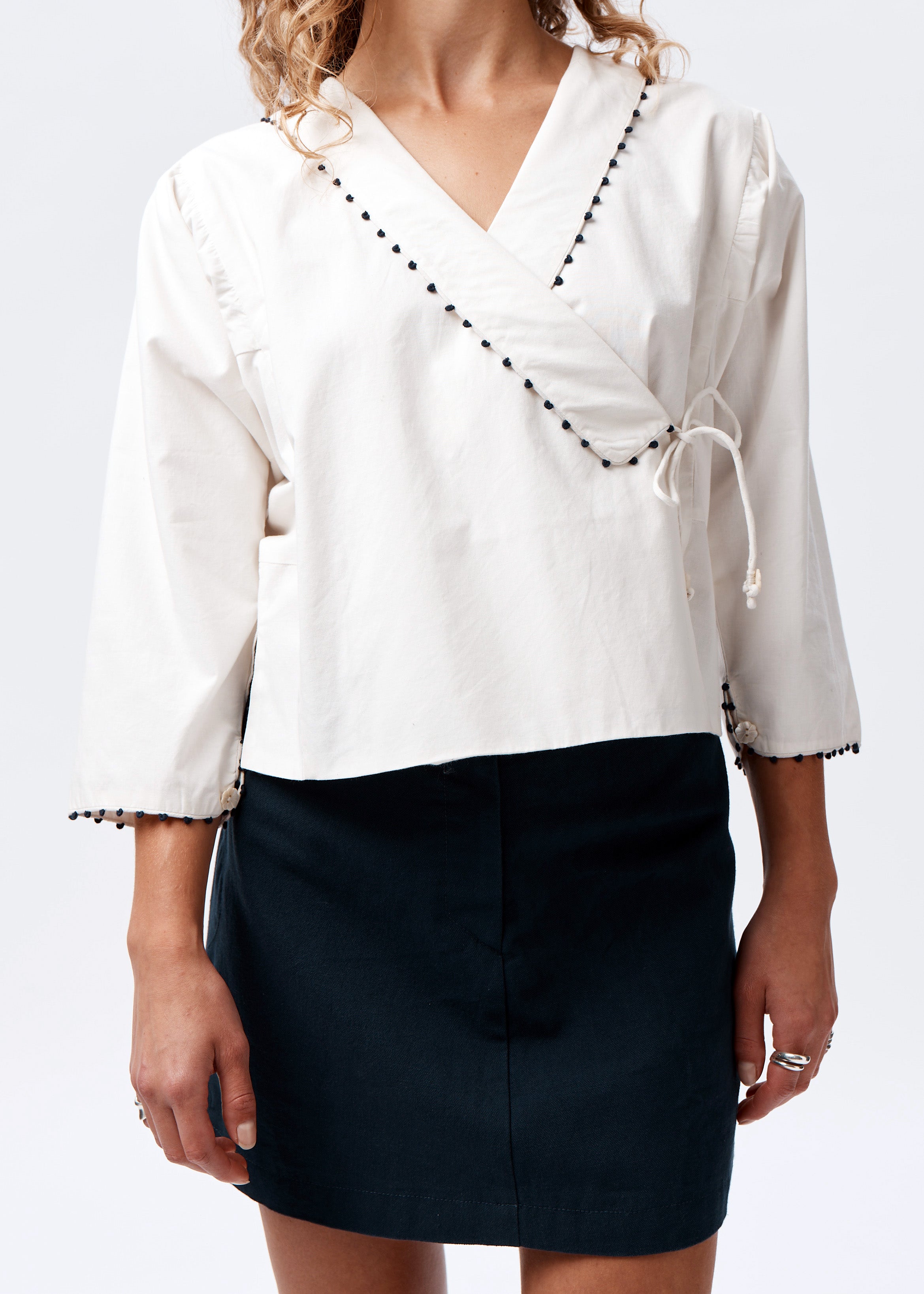 Wrap Top - Ivory