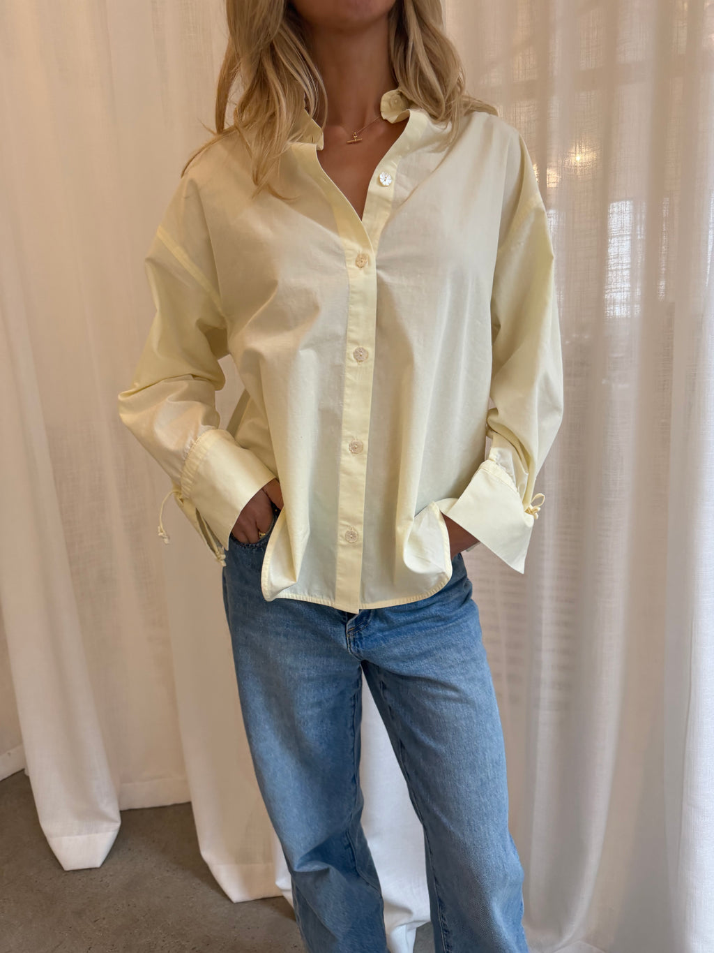 Peggy Shirt - Butter Yellow