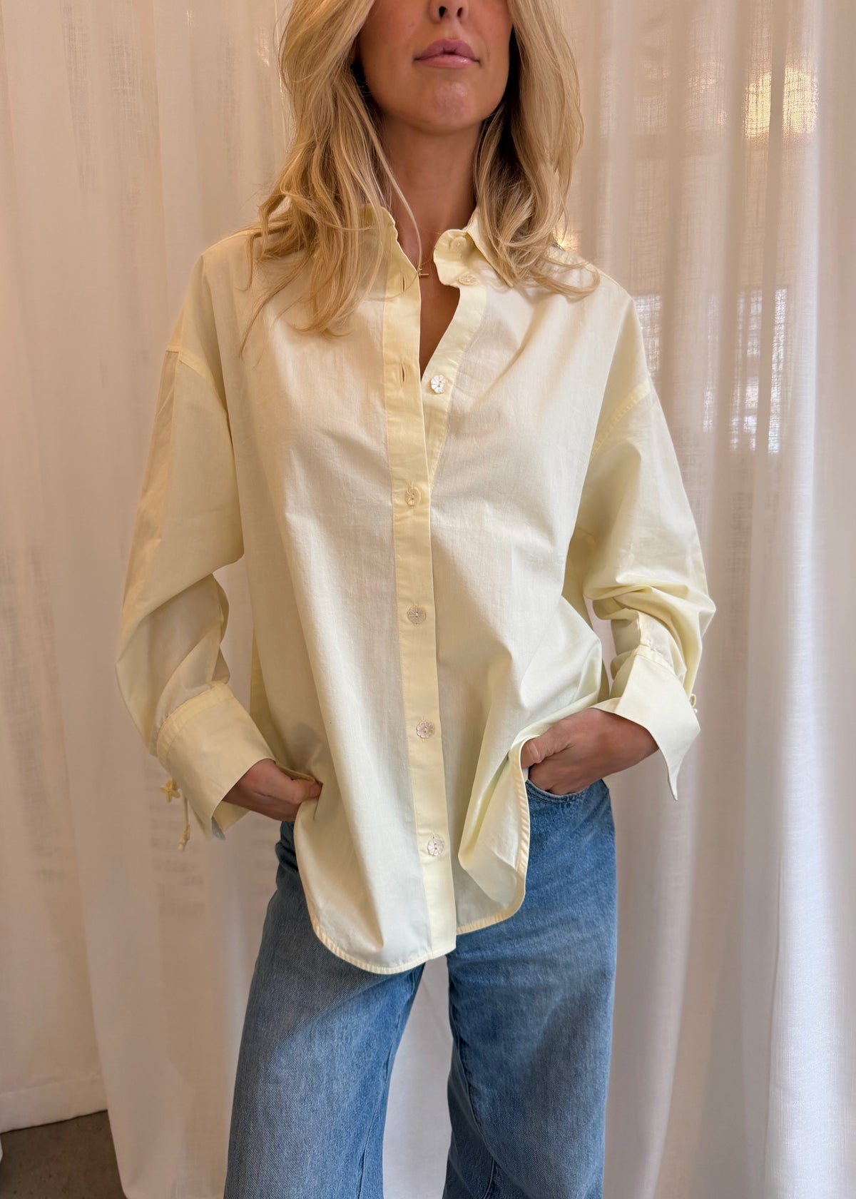 Peggy Shirt - Butter Yellow