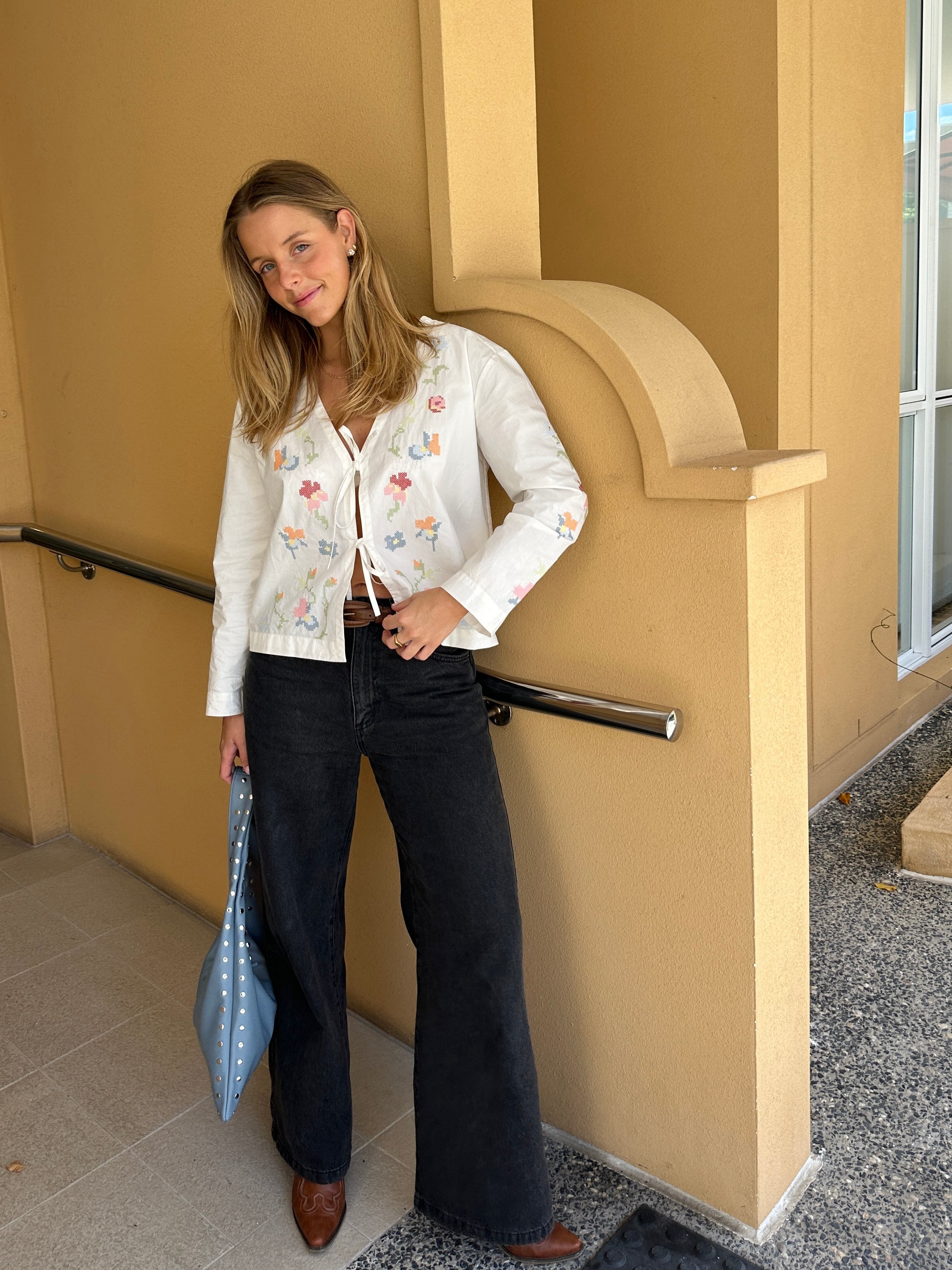 Chloe Cross Stitch Blouse