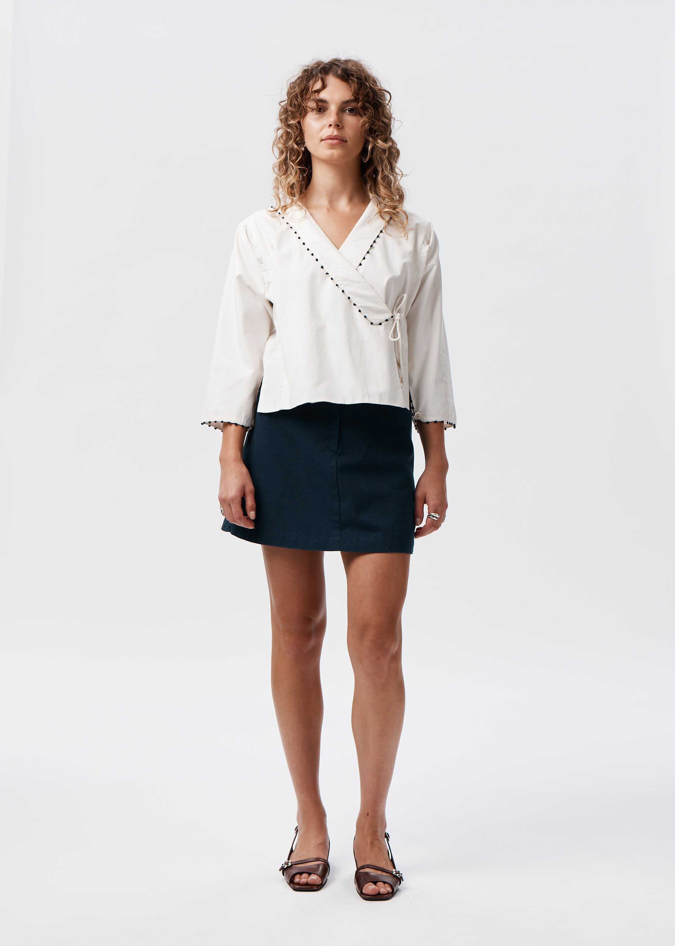 Wrap Top - Ivory