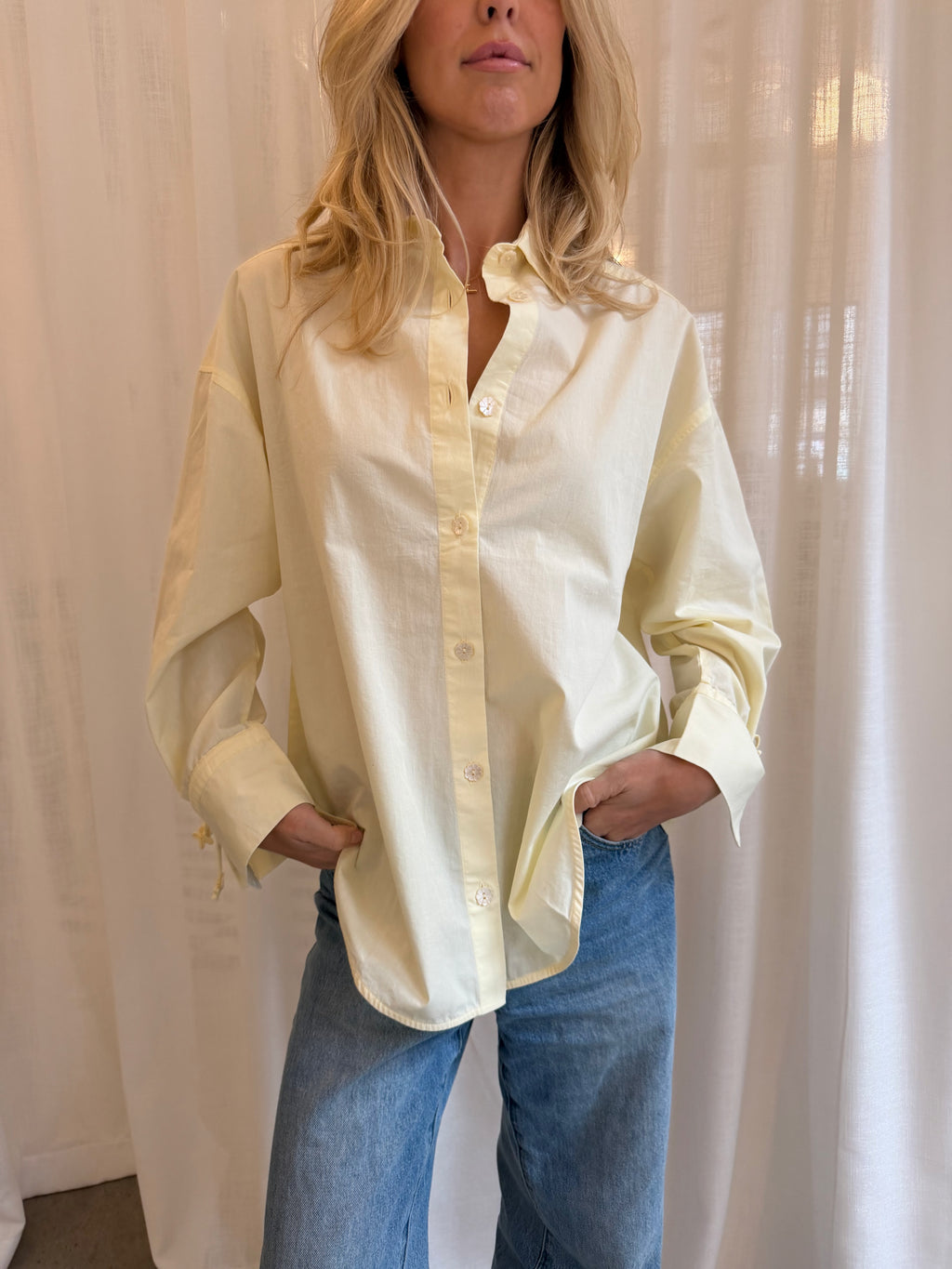 Peggy Shirt - Butter Yellow
